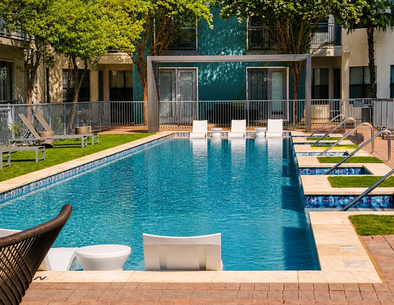 Courtyard pool, DFW-area community